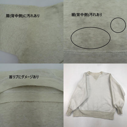 ~50年代 両V はめ込み 2本針 スウェット ホワイト サイズ：不明【瀬戸大橋店】