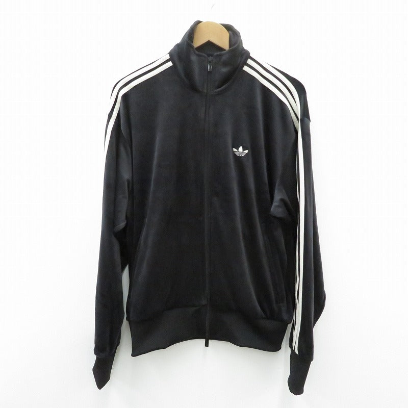 adidas Originals | アディダスオリジナルス ファイヤーバード ベロア トラックトップ トラックジャケット ジャージ LC8070 ブラック サイズ：M【瀬戸大橋店】