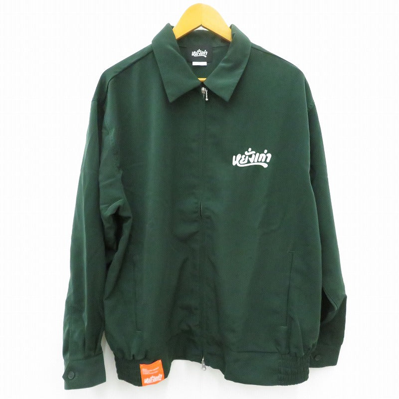 yanggao Loose Fit Souvenir Jacket ジャケット その他アウター グリーン サイズ：L【瀬戸大橋店】