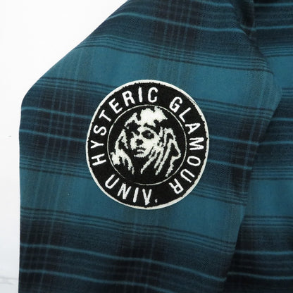 HYSTERIC GLAMOUR | ヒステリックグラマー ×WIND AND SEA 長袖シャツ WDS-C-HYS-24-Q2-05 グリーン サイズ：S【瀬戸大橋店】