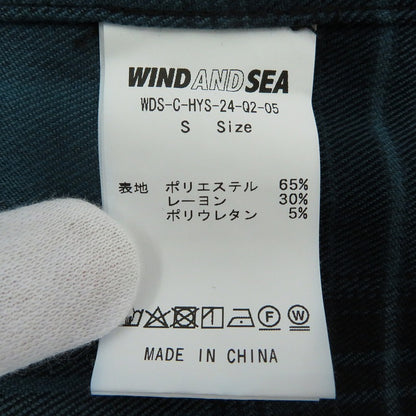 HYSTERIC GLAMOUR | ヒステリックグラマー ×WIND AND SEA 長袖シャツ WDS-C-HYS-24-Q2-05 グリーン サイズ：S【瀬戸大橋店】