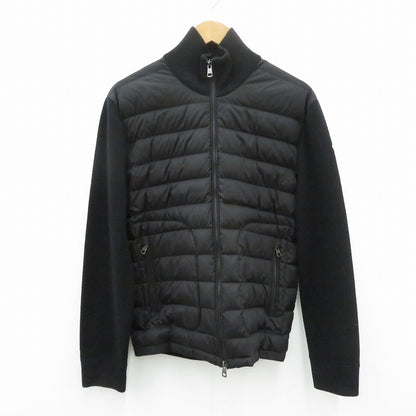 MONCLER | モンクレール CARDIGAN TRICOT ダウンジャケット ダウンジャケット J20919B50700 ブラック サイズ：L【瀬戸大橋店】