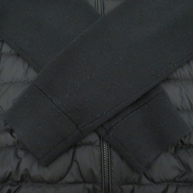 MONCLER | モンクレール CARDIGAN TRICOT ダウンジャケット ダウンジャケット J20919B50700 ブラック サイズ：L【瀬戸大橋店】