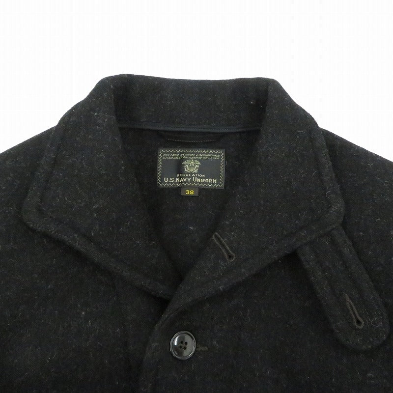 Buzz Rickson's | バズリクソンズ “U.S.NAVY UNIFORM” SUBMARINE CLOTHING WINTER WOOLEN ウールジャケット その他アウター BR15764 ブラック サイズ：38【瀬戸大橋店】