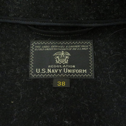 Buzz Rickson's | バズリクソンズ “U.S.NAVY UNIFORM” SUBMARINE CLOTHING WINTER WOOLEN ウールジャケット その他アウター BR15764 ブラック サイズ：38【瀬戸大橋店】