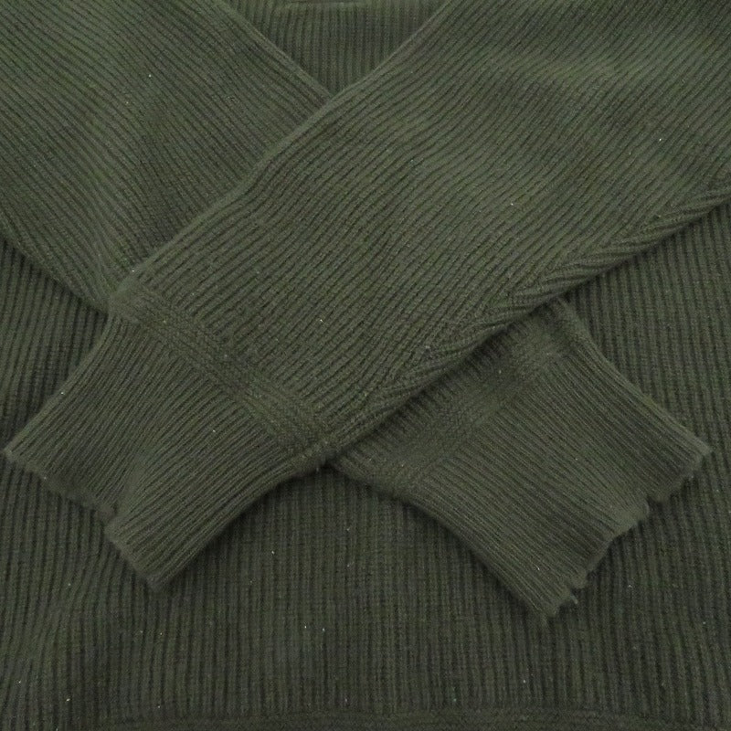 nikki essential Wool Harf Cardigan ST V-neck カーディガン NEP-AW2403 カーキ サイズ：2【瀬戸大橋店】