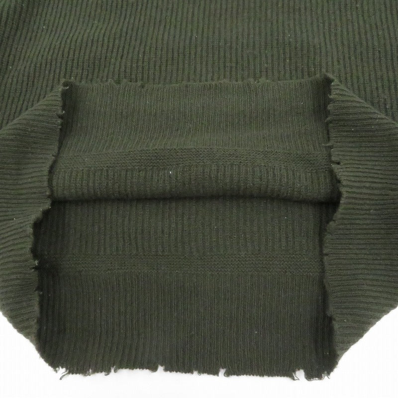 nikki essential Wool Harf Cardigan ST V-neck カーディガン NEP-AW2403 カーキ サイズ：2【瀬戸大橋店】