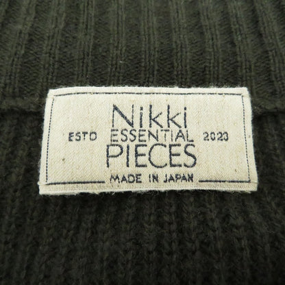 nikki essential Wool Harf Cardigan ST V-neck カーディガン NEP-AW2403 カーキ サイズ：2【瀬戸大橋店】