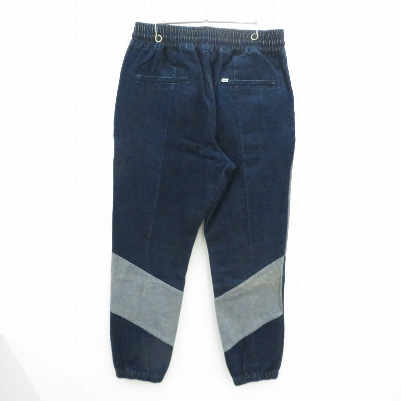 SAPEur | サプール DENIM TRACK PANTS デニムトラックパンツ デニムパンツ ブルー サイズ：XXL【瀬戸大橋店】