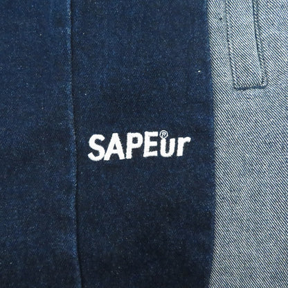 SAPEur | サプール DENIM TRACK PANTS デニムトラックパンツ デニムパンツ ブルー サイズ：XXL【瀬戸大橋店】