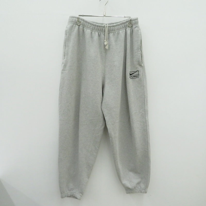 NIKE | ナイキ Stussy x Nike Fleece Pant スウェットパンツ パンツ FN5232-050 グレー サイズ：XL【瀬戸大橋店】