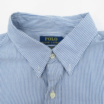 POLO RALPH LAUREN | ポロ・ラルフローレン classic fit Guaranteed to Wrinkle 半袖シャツ ブルー サイズ：XL【瀬戸大橋店】