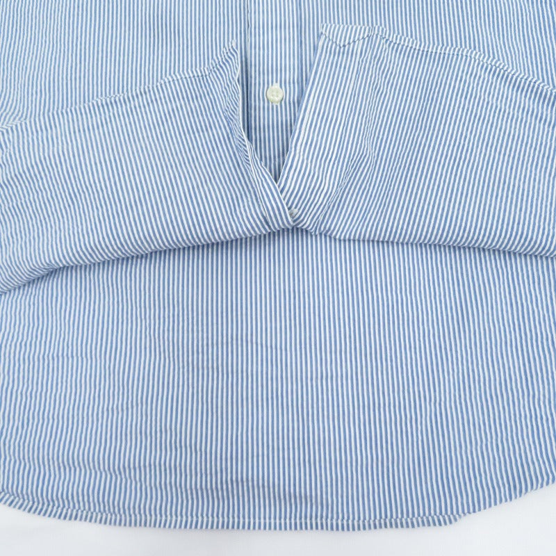 POLO RALPH LAUREN | ポロ・ラルフローレン classic fit Guaranteed to Wrinkle 半袖シャツ ブルー サイズ：XL【瀬戸大橋店】