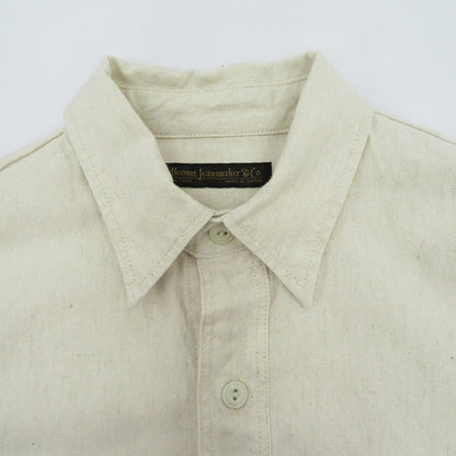 FULL COUNT | フルカウント Baseball Stripe Pullover Shirts 長袖シャツ 4080 ベージュ サイズ：38【瀬戸大橋店】
