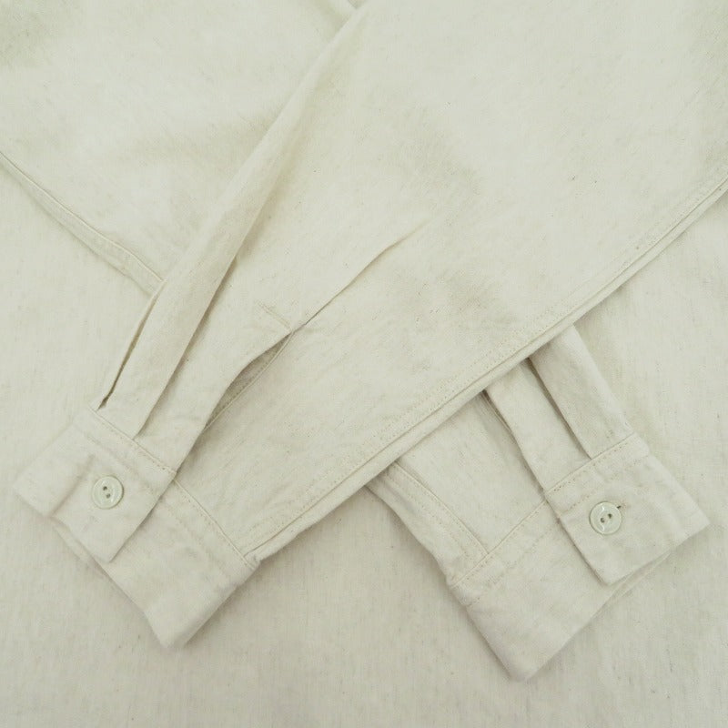 FULL COUNT | フルカウント Baseball Stripe Pullover Shirts 長袖シャツ 4080 ベージュ サイズ：38【瀬戸大橋店】