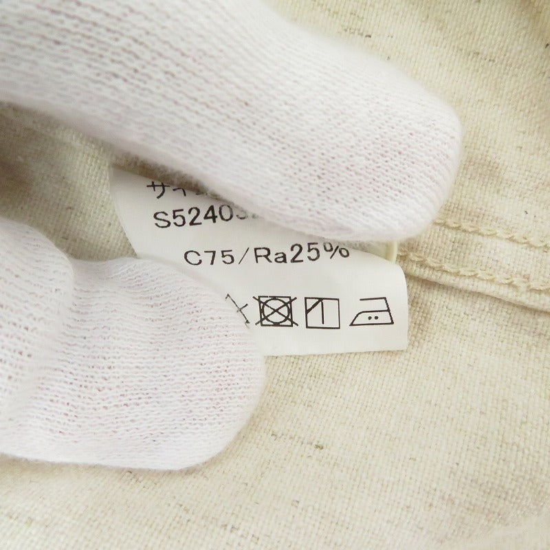 FULL COUNT | フルカウント Baseball Stripe Pullover Shirts 長袖シャツ 4080 ベージュ サイズ：38【瀬戸大橋店】