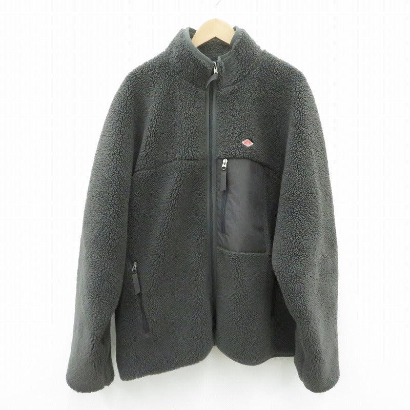 Danton | ダントン INSULATION STAND COLLAR BOA JACKET ボアジャケット その他アウター DT-A0195 LBA グレー サイズ：L【瀬戸大橋店】