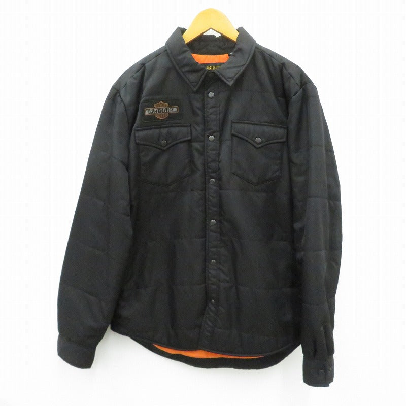 HARLEY-DAVIDSON | ハーレーダビットソン 中綿ジャケット 97494-19VM ブラック サイズ：L【瀬戸大橋店】