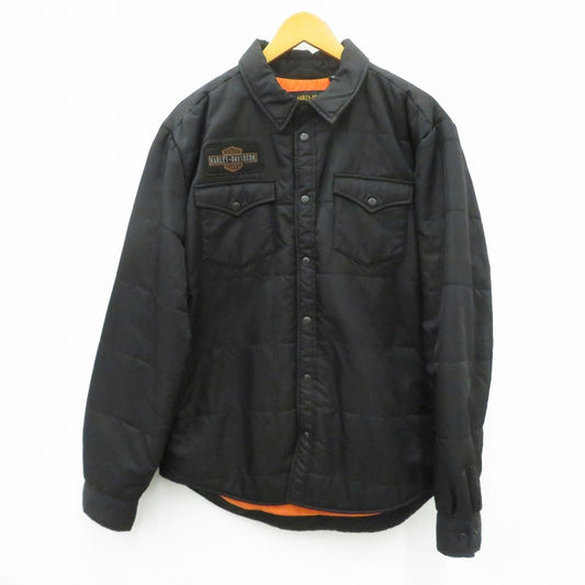 HARLEY-DAVIDSON | ハーレーダビットソン 中綿ジャケット 97494-19VM ブラック サイズ：L【瀬戸大橋店】