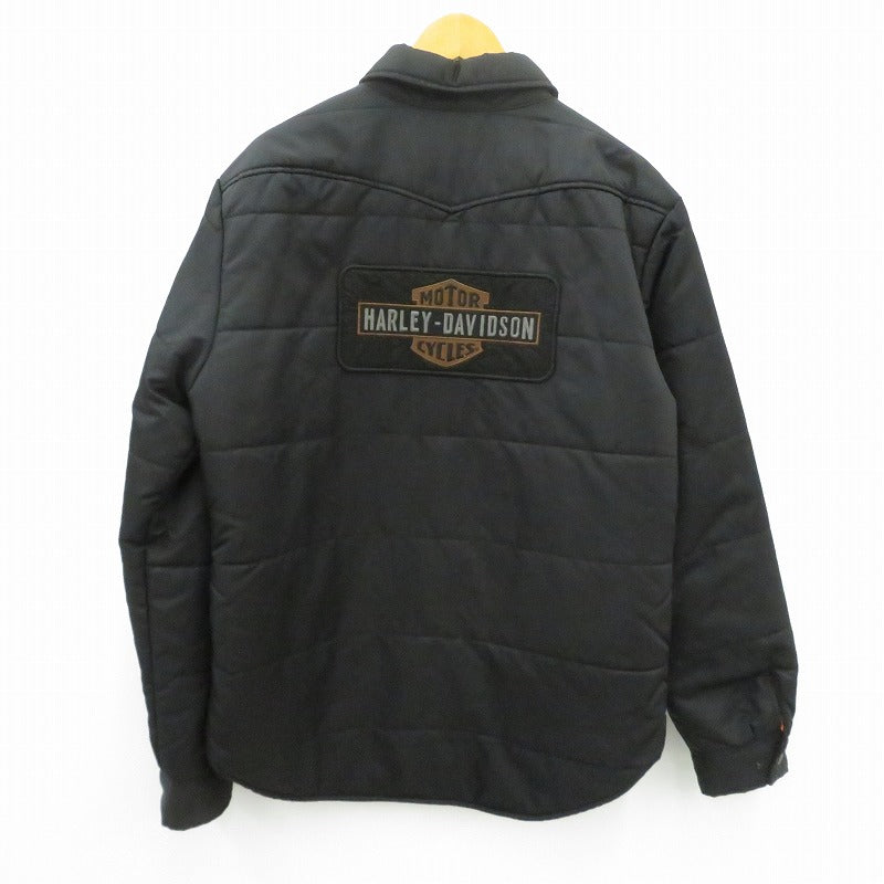 HARLEY-DAVIDSON | ハーレーダビットソン 中綿ジャケット 97494-19VM ブラック サイズ：L【瀬戸大橋店】