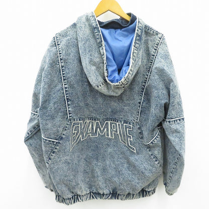 EXAMPLE | イグザンプル ×STARTER CHEMICAL WASH ANORAK JACKET パーカー アノラックパーカー ブルー サイズ：M【瀬戸大橋店】
