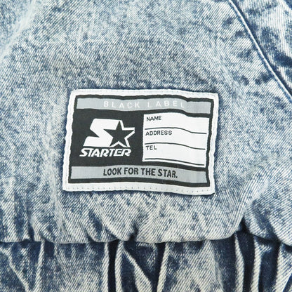 EXAMPLE | イグザンプル ×STARTER CHEMICAL WASH ANORAK JACKET パーカー アノラックパーカー ブルー サイズ：M【瀬戸大橋店】