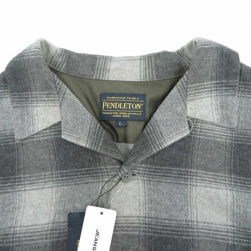 PENDLETON | ペンドルトン 別注 シングルポケット オンブレチェックシャツ 長袖シャツ 6475-5215 グレー サイズ：L【瀬戸大橋店】