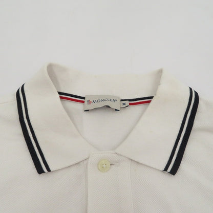 MONCLER | モンクレール MAGLIA POLO ポロシャツ 410918304399 ホワイト サイズ：M【瀬戸大橋店】