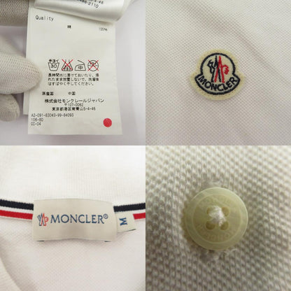 MONCLER | モンクレール MAGLIA POLO ポロシャツ 410918304399 ホワイト サイズ：M【瀬戸大橋店】