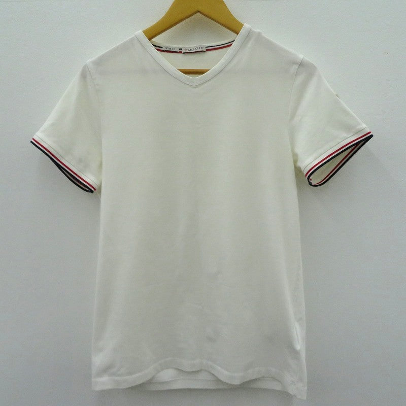 MONCLER | モンクレール 19SS 半袖Ｔシャツ E10918100800 ホワイト サイズ：M【瀬戸大橋店】