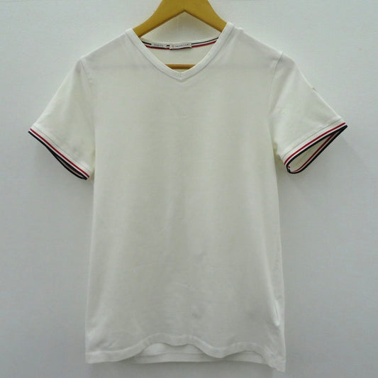 MONCLER | モンクレール 19SS 半袖Ｔシャツ E10918100800 ホワイト サイズ：M【瀬戸大橋店】