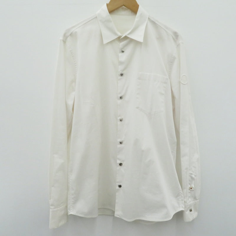 MONCLER | モンクレール CAMICIA 22年 長袖シャツ ホワイト サイズ：L【瀬戸大橋店】