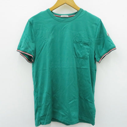 MONCLER | モンクレール MAGLIA T-SHIRT 18年製 半袖Ｔシャツ E10918019800 グリーン サイズ：M【瀬戸大橋店】