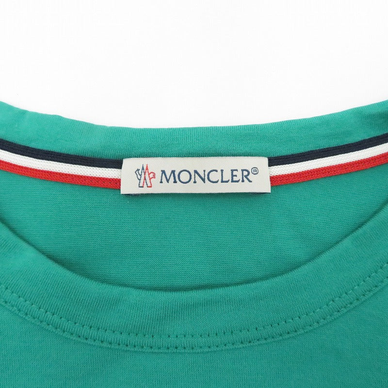 MONCLER | モンクレール MAGLIA T-SHIRT 18年製 半袖Ｔシャツ E10918019800 グリーン サイズ：M【瀬戸大橋店】