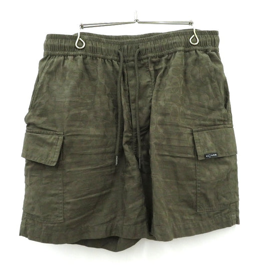 COACH | コーチ x Brain Dead Signature Camp Shorts ショートパンツ カーキ サイズ：S【瀬戸大橋店】