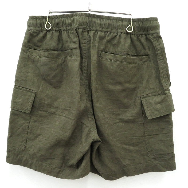 COACH | コーチ x Brain Dead Signature Camp Shorts ショートパンツ カーキ サイズ：S【瀬戸大橋店】
