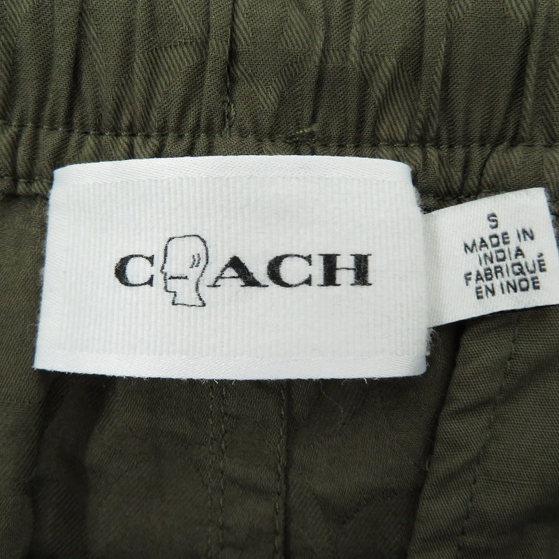 COACH | コーチ x Brain Dead Signature Camp Shorts ショートパンツ カーキ サイズ：S【瀬戸大橋店】