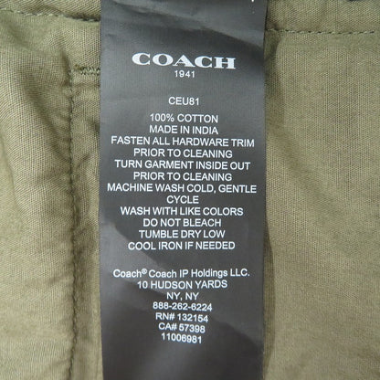 COACH | コーチ x Brain Dead Signature Camp Shorts ショートパンツ カーキ サイズ：S【瀬戸大橋店】