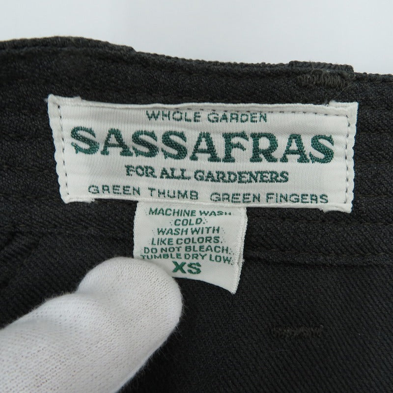 SASSAFRAS | ササフラス Sprayer Stream Pants パンツ ブラック サイズ：XS【瀬戸大橋店】