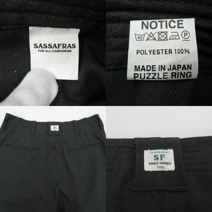 SASSAFRAS | ササフラス Sprayer Stream Pants パンツ ブラック サイズ：XS【瀬戸大橋店】