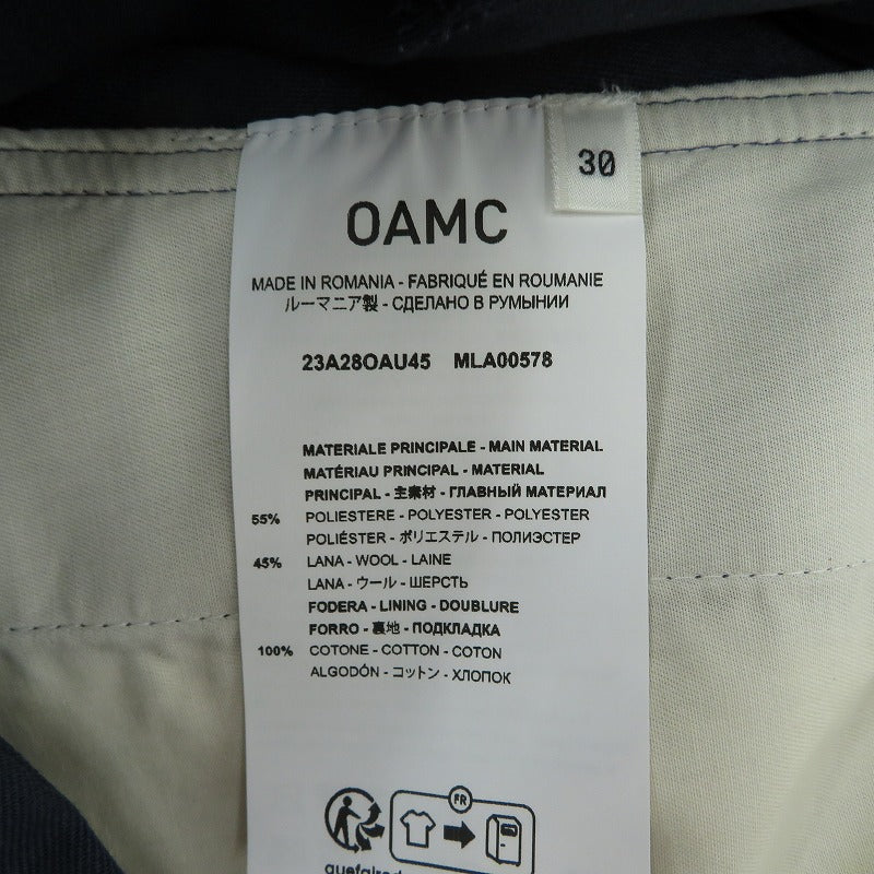OAMC | オーエーエムシー パンツ 23A28OAU45 MLA00578 ネイビー サイズ：30【瀬戸大橋店】