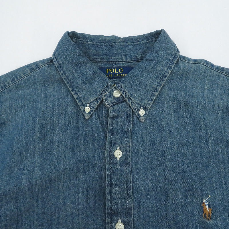 POLO RALPH LAUREN | ポロ・ラルフローレン 長袖シャツ ブルー サイズ：XL【瀬戸大橋店】