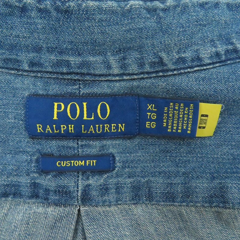 POLO RALPH LAUREN | ポロ・ラルフローレン 長袖シャツ ブルー サイズ：XL【瀬戸大橋店】
