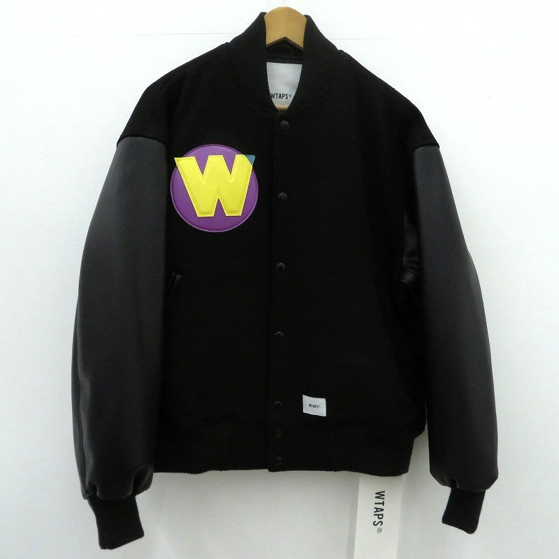 W)TAPS | ダブルタップス BC JACKET 25AW スタジャン 252CWDT-JKM02 ブラック サイズ：1【瀬戸大橋店】