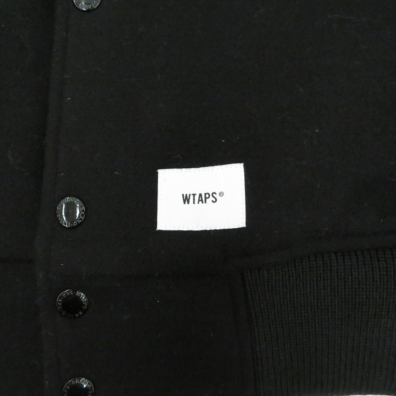 W)TAPS | ダブルタップス BC JACKET 25AW スタジャン 252CWDT-JKM02 ブラック サイズ：1【瀬戸大橋店】