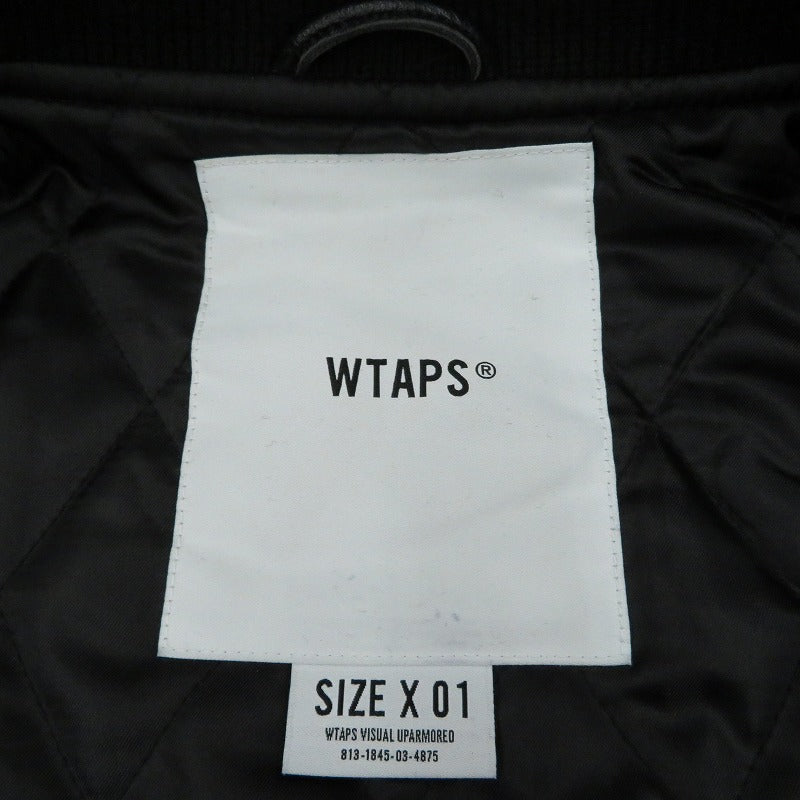W)TAPS | ダブルタップス BC JACKET 25AW スタジャン 252CWDT-JKM02 ブラック サイズ：1【瀬戸大橋店】
