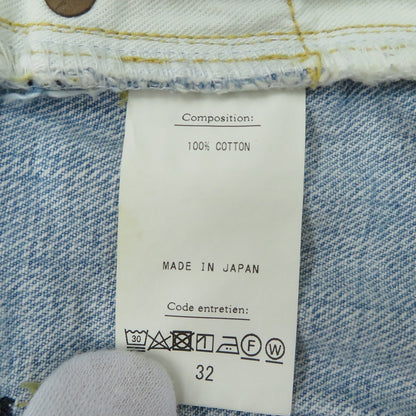 A.PRESSE | アプレッセ Washed Denim Pants デニムパンツ ブルー サイズ：32【瀬戸大橋店】