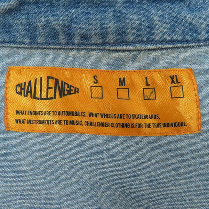 CHALLENGER | チャレンジャー デニムシャツ その他トップス glg-sh-024-001 ライトブルー サイズ：L【瀬戸大橋店】