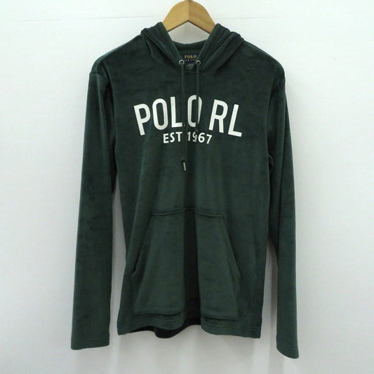 POLO RALPH LAUREN | ポロ・ラルフローレン ベロア パーカー グリーン サイズ：S【瀬戸大橋店】