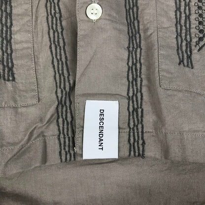 DESCENDANT | ディセンダント PETROGLYPH CUBA SS SHIRT 半袖シャツ チャコールグレー サイズ：1【倉吉店】